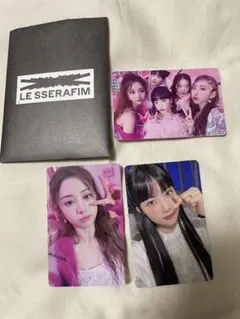 ルセラフィム　fearless フォトカード3枚セット