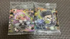 鬼滅の刃　シールウエハース　甘露寺蜜璃　悲鳴嶼行冥