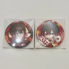 あっとくん 夏ビジュ 缶バッジ 等身 デフォセット - メルカリ