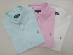 RALPH LAUREN　半袖シャツ　ガールズ　150　色違い３点セット