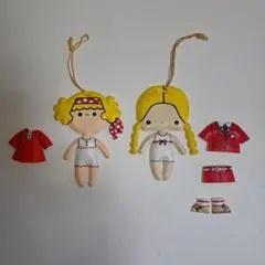 サンリオ　パティ&ジミー　着せ替え人形セット パティとドラ　昭和　レトロ