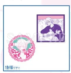 【最終値下げ】野良猫と狼　漫福ガチャ　ステッカー2枚セット