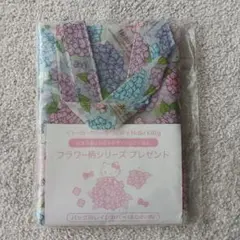ハローキティ 紫陽花柄 バック用レインカバー