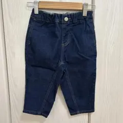 petit main テーパードデニムパンツ　90