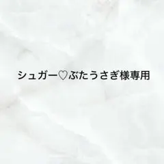 シュガー♡ぶたうさぎ様専用