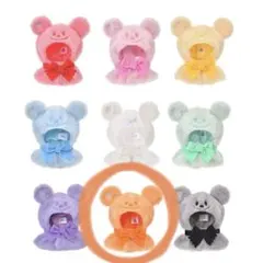 ディズニーストア　ユニベアシティ　シークレットポンチョ　雪だるま