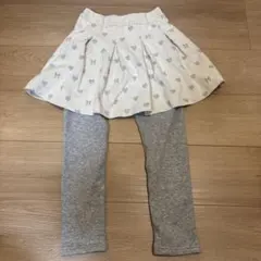 KP 裏起毛　ハート　リボン　スカッツ