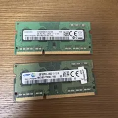 Samsung 8GB(4GBx2)ノート用メモリ DDR3L-1600 - メルカリ