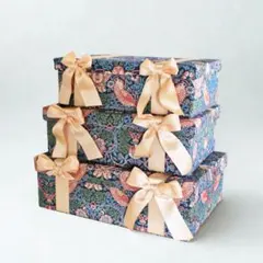 新品ジェニファーテイラー ボックス 3ヶセットPoinsettia RE在庫1点