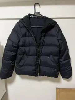 濃紺 グリーンレーベルリラクシング　ネイビー ダウンジャケット 38
