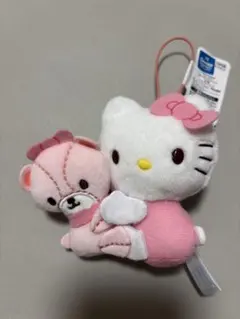 ハローキティ　カラフルペアマスコット　タイニーチャム　キーホルダー　ストラップ