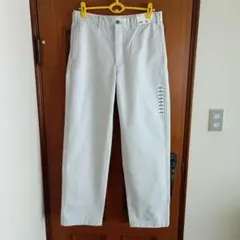 新品 ユニクロ ストレートチノパン/リラックスフィット ワイドパンツ 太めW82のサムネイル