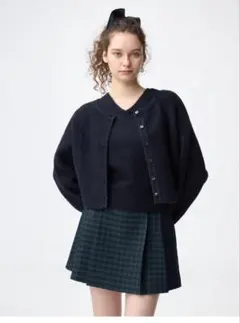 GUパフニット2 ピースカーディガン