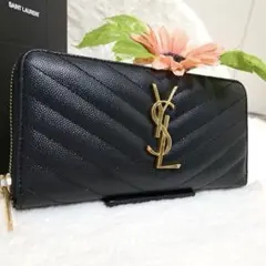 ✨極美品 付属品完備✨サンローラン 長財布 オーガナイザー クロコ