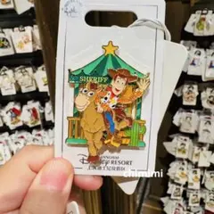 上海ディズニー　トイストーリー　ウッディブルズアイ　ピンバッジ
