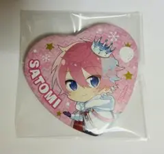 すとぷり　さとみ　ハートの缶バッチ　2023　クリスマス　winter デフォ すとぷり さとみ ハートの缶バッチ 2023 クリスマス winter