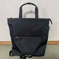 撥水加工2Wayトートリュック　メゾンドフルール　黒