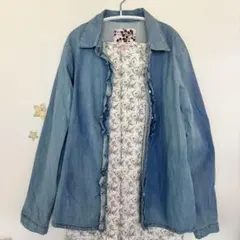 BONPOINT ボンポワン サロペット&デニムシャツ 10A/12A