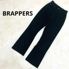 【美脚】BRAPPERS ブラッパーズ フレア デニム パンツ 黒 W63 Mのサムネイル