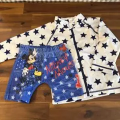 お値下げ⭐︎男の子　ディズニー　水着　80 ラッシュガード セット