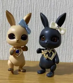 カプセルドール カスタム うさぎ 2体セット カプセルトイ ミニチュア ガチャ