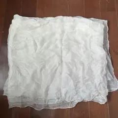 クリーム色 シフォン ストール