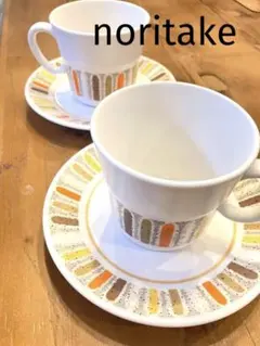 お値下げ♪【noritake】オールドノリタケ カップ＆ソーサー 2客セット