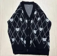SHEIN ROMWE カーディガン ハート柄 制服