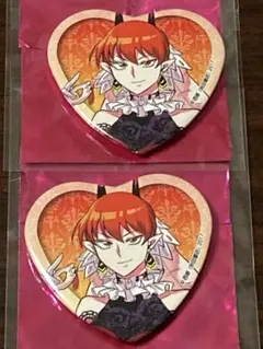 入間くん　アメリ　缶バッジ　コミケ　C106　2個セット　ハート缶バッジ
