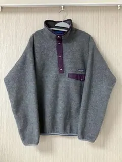 美品 91年 USA製 Patagonia シンチラ スナップT XL