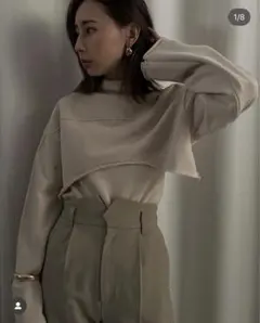 【完売大人気美品】Ameri OPEN SLEEVE LAYERED SWEATのサムネイル