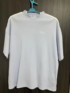 whinny カリスマラインTシャツ サックス/ホワイト 色抜けありのサムネイル