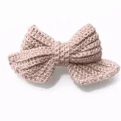 ハンドメイドリボンブローチ　ピンク