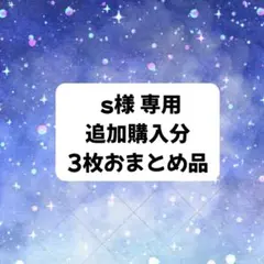 【s様専用】　追加購入分(おまとめ発送)