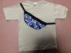 b.ROOMミッキーマウス柄ポケット Tシャツ 130