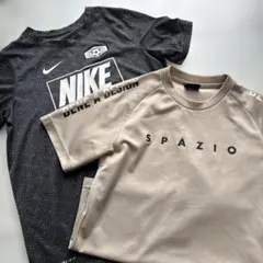 SPAZIO プラクティスシャツ ベージュ＆ナイキ