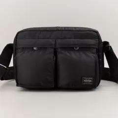 A948【美品】ポーター／タンカー　スリングバッグ　ショルダー　ナイロン　黒のサムネイル