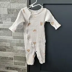 ジェラートピケ★犬柄ロンパース