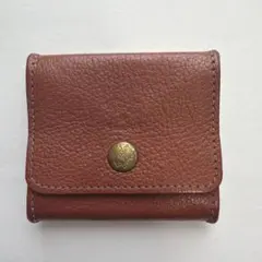 【IL BISONTE】イルビゾンテ コインケース 本革 イタリア製 ブラウン