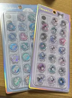 キラコロ　おはじきシール　サンリオ　クロミ　シナモロール　2枚セット