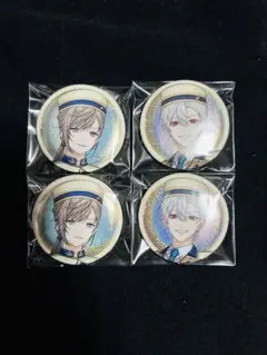 にじさんじ　缶バッジビスケット　くろのわ　葛葉　叶4点セット