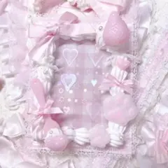 ホイップデコ トレカケース 量産型 平成女児 ピンク 肉球