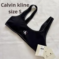 新品[Calvin Klein]水着ビキニトップ ブラック/Sのサムネイル