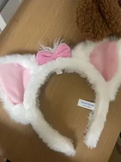 ディズニー　マリーちゃん　耳付きカチューシャ