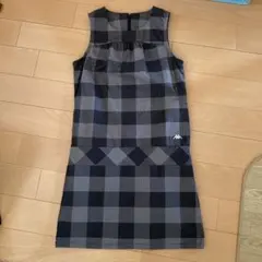 Kappa ノースリーブ ワンピース チェック柄