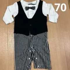【美品】フォーマル服70サイズ　ロンパース70 子供服　ベビー用品
