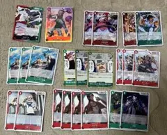 ワンピースカード 赤緑ドンクリーク デッキ パーツ