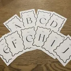 テーブルナンバー　ウェディング　結婚式　ペーパーホルダーセット