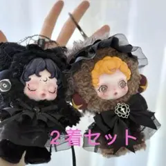 POPMARTスカルパンダインプレッショニズム ぬいぐるみ用着せ替え服2着セットのサムネイル