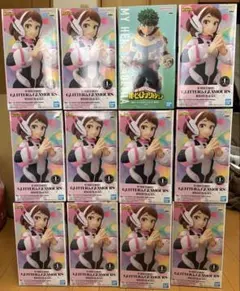 僕のヒーローアカデミア 緑谷出久、麗日お茶子 フィギュア 15体セット